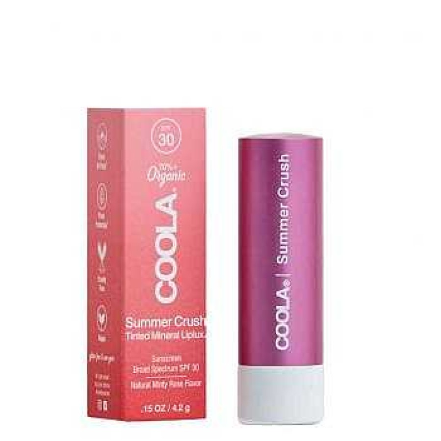 Labios | COOLA Liplux Lip Balm Minty Rose Summer Crush Spf30