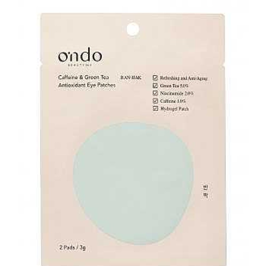 Contorno De Ojos | ONDO BEAUTY 36.5 Caffeine & Green Tea Antioxidant Eye Patches Travel Set