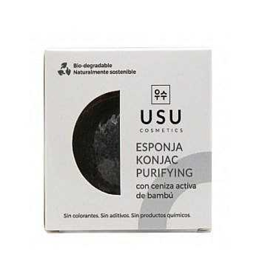 Limpiadoras Y Desmaquillantes | USU COSMETICS Usu Esponja Konjac Purifying