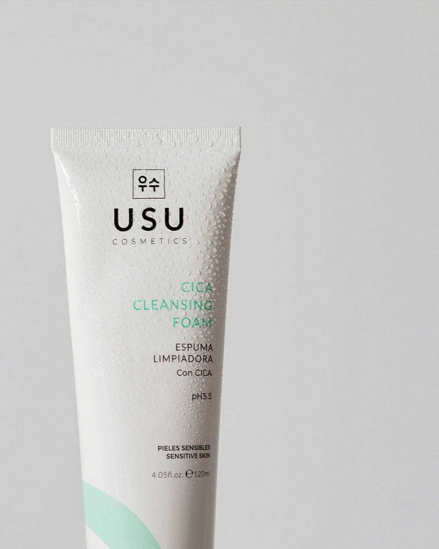 Limpiadoras Y Desmaquillantes | USU COSMETICS Usu Cica Cleansing Foam