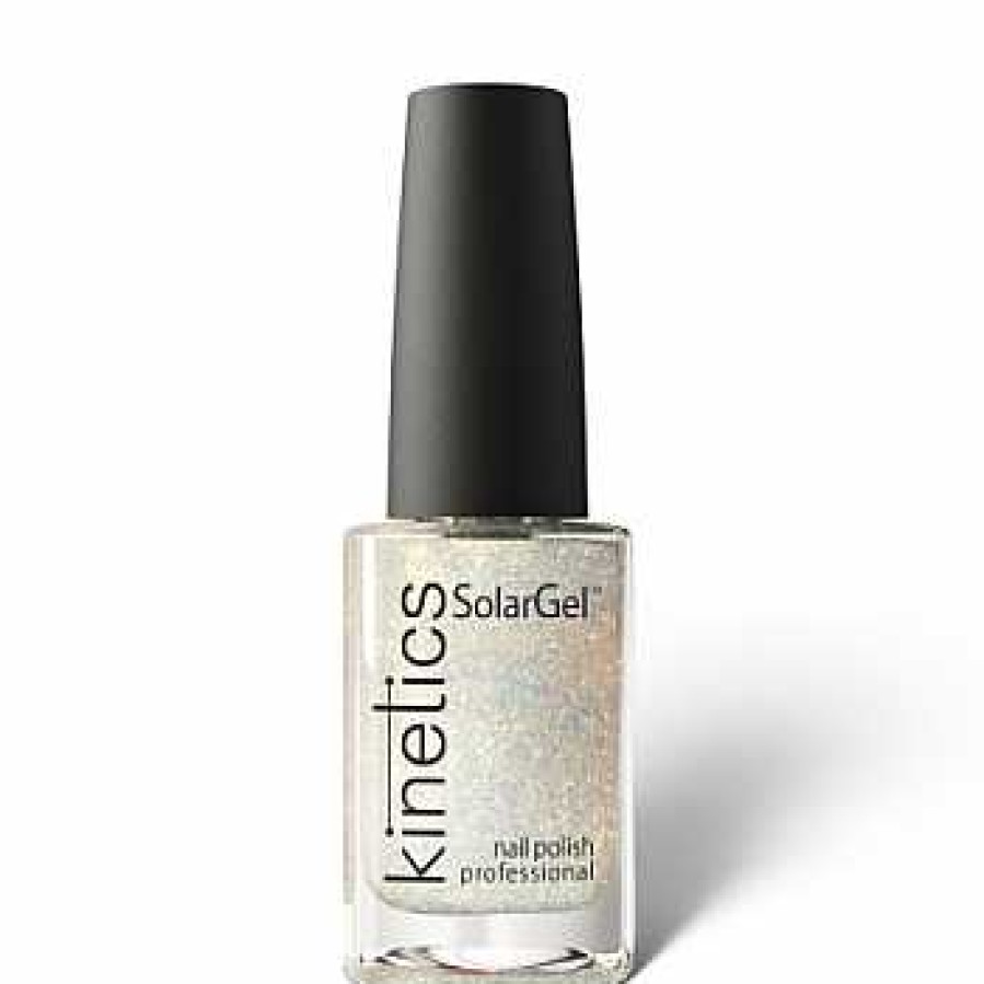 Manicura Y Pedicura | KINETICS Solargel Silver Fairy Dust Knp101